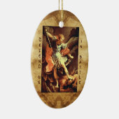 St. Michael the Archangel Prayer Keramisch Ornament (Rechts)