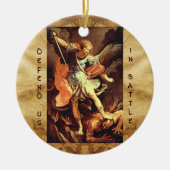 St. Michael the Archangel Prayer Keramisch Ornament (Voorkant)