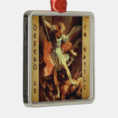 St. Michael the Archangel Prayer Metalen Ornament (Rechts)