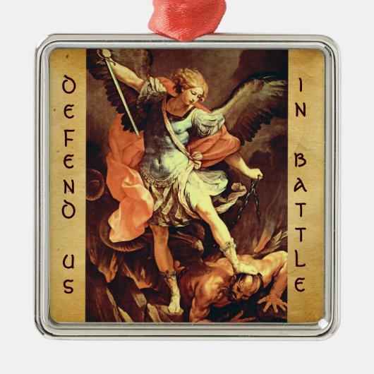 St. Michael the Archangel Prayer Metalen Ornament (Voorkant)