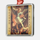 St. Michael the Archangel Prayer Metalen Ornament (Links)