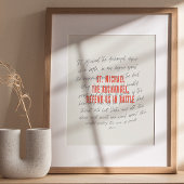 St. Michael the Archangel Prayer Poster