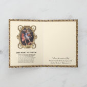 St. Michael the Archangel Prayer Religious Angel Kaart (Binnen)