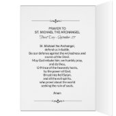 St. Michael the Archangel Prayer Saint Policemen (Binnen (Links))