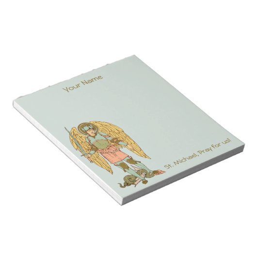 St. Michael the Archangel (RLS 12) 5,5"x6" Notitieblok (Schuin)