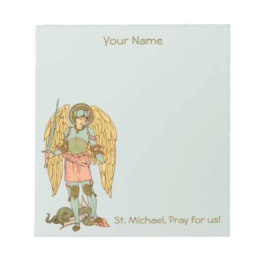St. Michael the Archangel (RLS 12) 5,5"x6" Notitieblok (Voorkant)