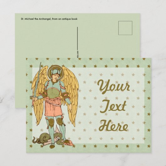 St. Michael the Archangel (RLS 12) Briefkaart (Voorkant / Achterkant)