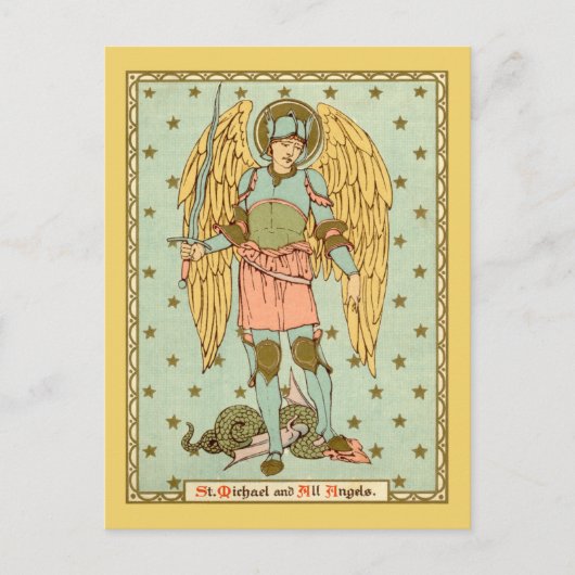 St. Michael the Archangel (RLS 12) Briefkaart (Voorkant)