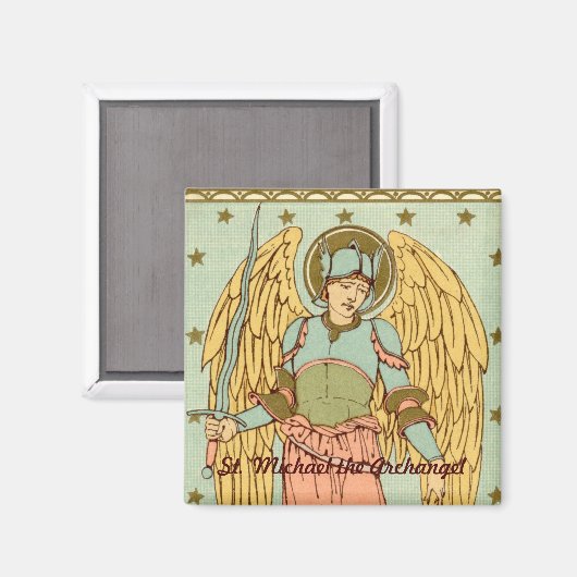 St. Michael the Archangel (RLS 12) Magneet (Voorkant / Achterkant)
