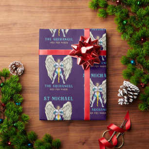 St. Michael the Archangel Roman rooms-katholiek Cadeaupapier