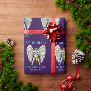 St. Michael the Archangel Roman rooms-katholiek Cadeaupapier
