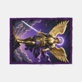 St. Michael the Archangel Roman rooms-katholiek Fleece Deken (Voorkant (Horizontaal))