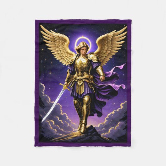 St. Michael the Archangel Roman rooms-katholiek Fleece Deken (Voorkant)
