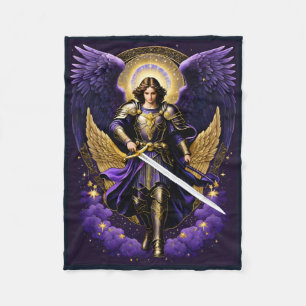 St. Michael the Archangel Roman rooms-katholiek Fleece Deken