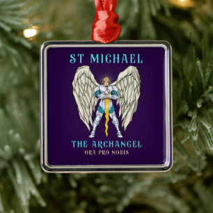 St. Michael the Archangel Roman rooms-katholiek Metalen Ornament