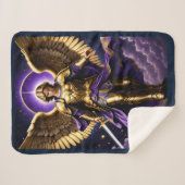 St. Michael the Archangel Roman rooms-katholiek Sherpa Deken (Voorkant (horizontaal))