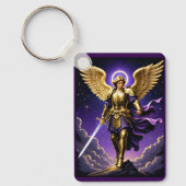 St. Michael the Archangel Roman rooms-katholiek Sleutelhanger (Voorkant)