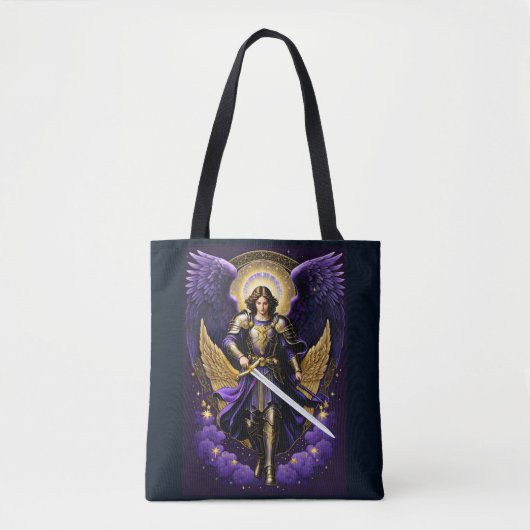 St. Michael the Archangel Roman rooms-katholiek Tote Bag (Voorkant)