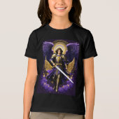 St. Michael the Archangel Roman rooms-katholiek Tri-Blend Shirt (Voorkant)