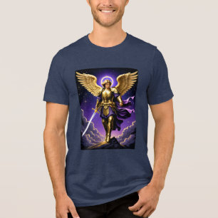 St. Michael the Archangel Roman rooms-katholiek Tri-Blend Shirt