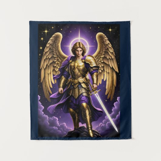 St. Michael the Archangel Roman rooms-katholiek Wandkleed (Voorkant)