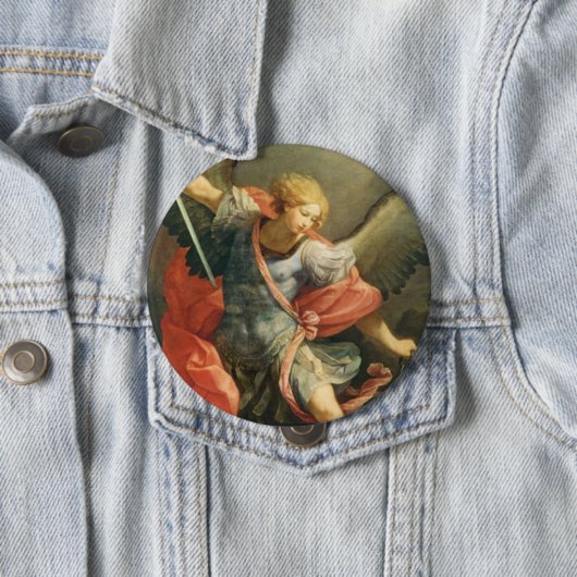 St. Michael the Archangel Ronde Button 4,0 Cm (In situ)