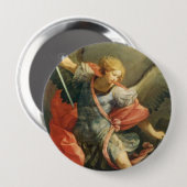 St. Michael the Archangel Ronde Button 4,0 Cm (Voorkant /achterkant)