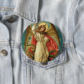 St. Michael the Archangel Ronde Button 4,0 Cm (In situ)