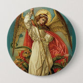 St. Michael the Archangel Ronde Button 4,0 Cm (Voorkant)