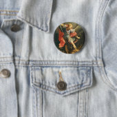 St. Michael the Archangel Ronde Button 5,7 Cm (In situ)