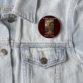 St. Michael the Archangel Ronde Button 5,7 Cm (In situ)