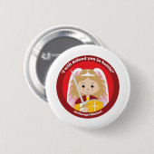 St. Michael the Archangel Ronde Button 5,7 Cm (Voorkant /achterkant)