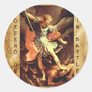 St. Michael the Archangel Ronde Sticker