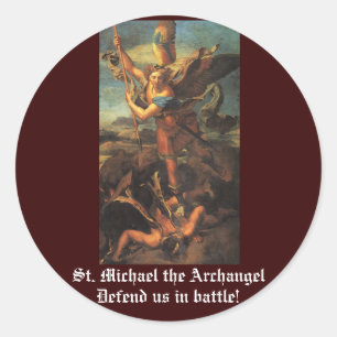 St. Michael the Archangel Ronde Sticker