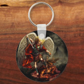 St. Michael the Archangel Sleutelhanger (Voorkant)