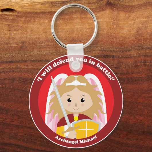 St. Michael the Archangel Sleutelhanger (Voorkant)