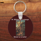 St. Michael the Archangel Sleutelhanger (Voorkant)