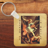 St. Michael the Archangel Sleutelhanger (Voorkant)