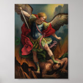 St. Michael the Archangel Small Poster (Voorkant)