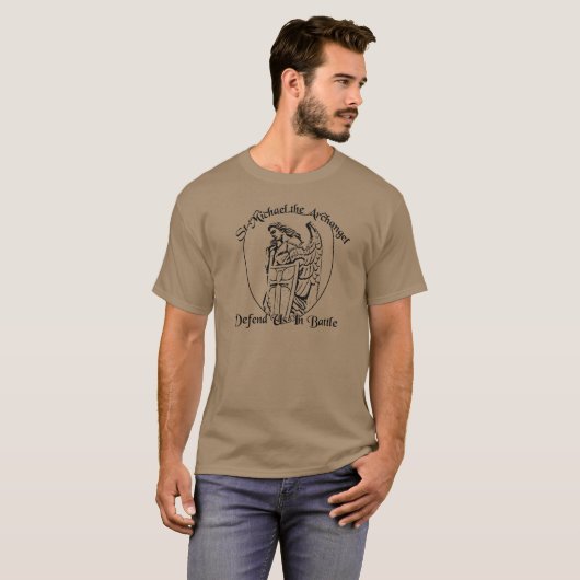St Michael The Archangel T-shirt (Voorkant volledig)