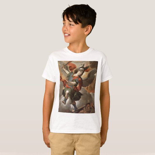 St Michael the Archangel T-shirt (Voorkant volledig)