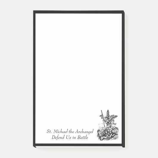 St. Michael the Archangel Traditional katholiek Post-it® Notes (Voorkant)