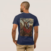 St. Michael Thin Blue Line T-Shirt (Achterkant volledig)