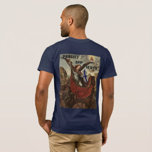 St. Michael Thin Blue Line T-Shirt