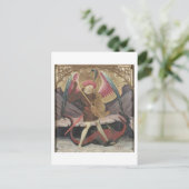 St Michael Vanquishing Evil, c.1480 (tempera on pa Briefkaart (Staand voorkant)