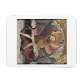 St Michael Vanquishing Evil, c.1480 (tempera on pa Magneet (Horizontaal)