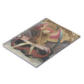St Michael Vanquishing Evil, c.1480 (tempera on pa Notitieboek (Linkerzijde)