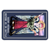 St Michael verdedigt ons Magneet (Horizontaal)