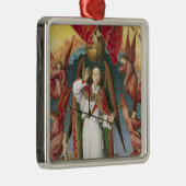 St. Michael Weighing the Souls Metalen Ornament (Rechts)