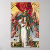 St. Michael Weighing the Souls Poster (Voorkant)